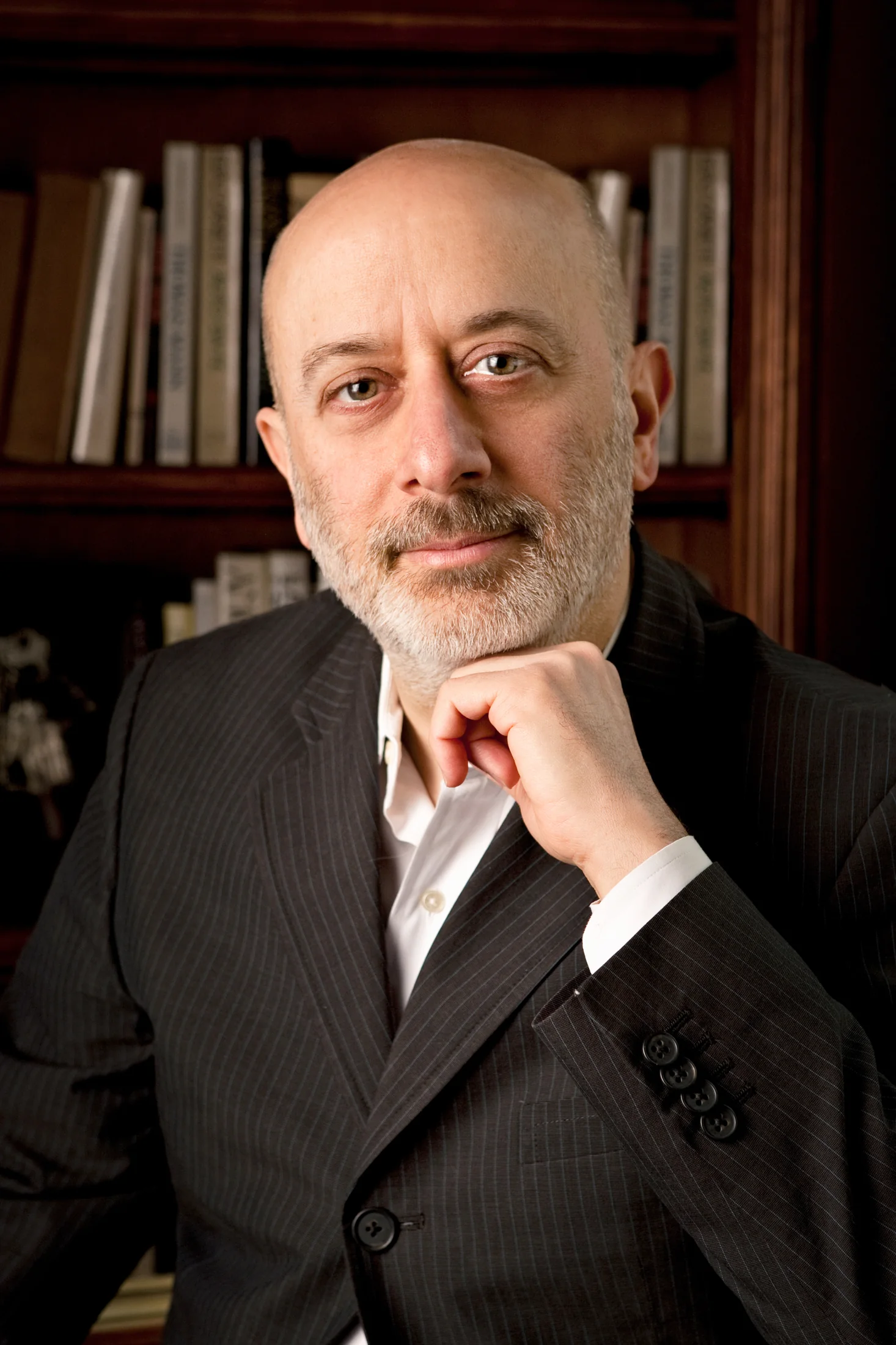 Author Ken Ballen photographed in his study